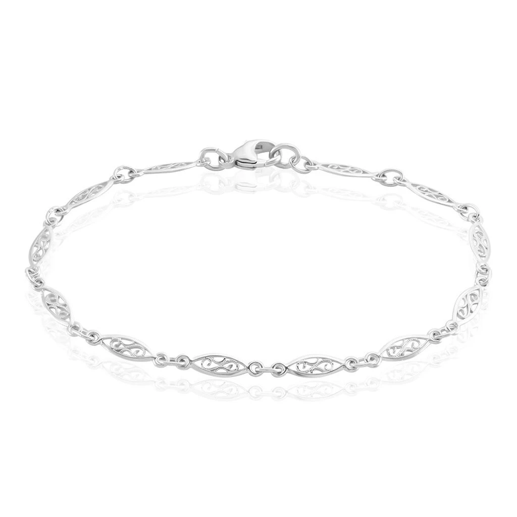 Bracelet Mahee Maille Filigrane Argent Blanc 3 Bracelet Mahee Maille Filigrane Argent Blanc