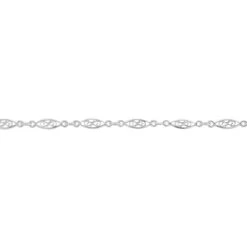 Bracelet Mahee Maille Filigrane Argent Blanc 7 Bracelet Mahee Maille Filigrane Argent Blanc -Garmin Soldes FABFBW0341 view1