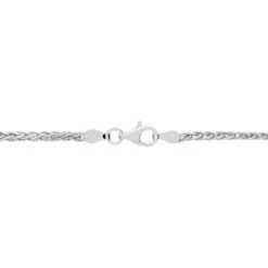 Bracelet Sherihane Maille Palmier Argent Blanc -Garmin Soldes FABFBW0874 view2