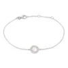 Bracelet Argent Blanc Nawala Nacre Oxyde De Zirconium -Garmin Soldes FABFBXW001 master