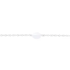 Bracelet Evren Argent Blanc Pierre De Synthese 7 Bracelet Evren Argent Blanc Pierre De Synthese -Garmin Soldes FABFBXW120 view1