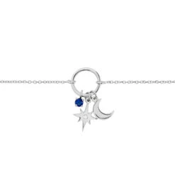 Bracelet Evyna Argent Blanc Oxyde De Zirconium -Garmin Soldes FABFBZB110 view1