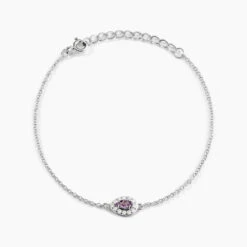 Bracelet Argent Tania Oxydes De Zirconium