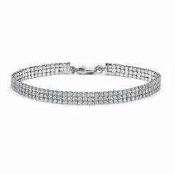Bracelet Anthia Argent Blanc Oxyde De Zirconium