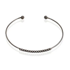 Bracelet Jonc Aryles Argent Blanc Oxyde De Zirconium