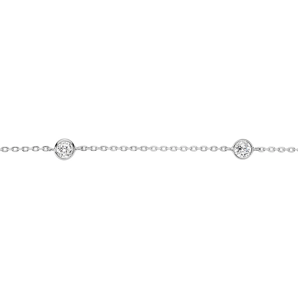 Bracelet Venda Argent Blanc Oxyde De Zirconium 4 Bracelet Venda Argent Blanc Oxyde De Zirconium – Image 2