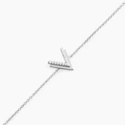 Bracelet Nollia Argent Blanc Oxyde De Zirconium -Garmin Soldes FABFBZW0LU view1