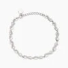 Bracelet Anka Argent Blanc Oxyde De Zirconium