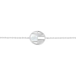 Bracelet Argent Gaillet Oxydes De Zirconium -Garmin Soldes FABFBZW0UP view1