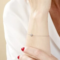 Bracelet Argent Laureano Oxydes De Zirconium -Garmin Soldes FABFBZW0VP model1