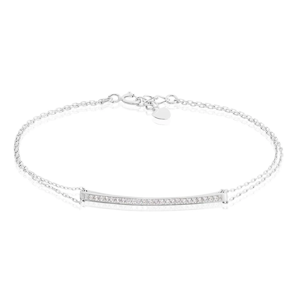 Bracelet Amr Argent Oxyde De Zirconium 3 Bracelet Amr Argent Oxyde De Zirconium