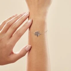 Bracelet Argent Shandelle Oxydes De Zirconium -Garmin Soldes FABFBZW0WR model1