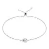 Bracelet Argent Blanc Andromeda Oxydes De Zirconium