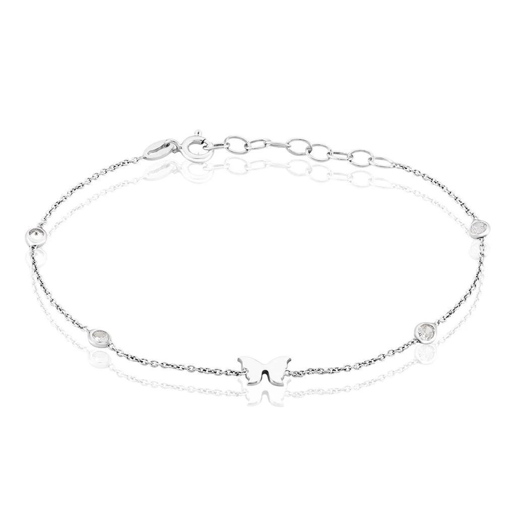Bracelet Rana Argent Blanc Oxyde De Zirconium 3 Bracelet Rana Argent Blanc Oxyde De Zirconium