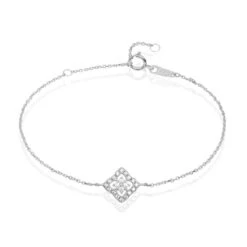 Bracelet Abigail Argent Blanc Oxyde De Zirconium