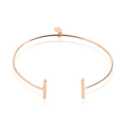 Bracelet Jonc Barrettie Argent Rose