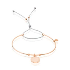 Bracelet Jonc Tam Argent Rose