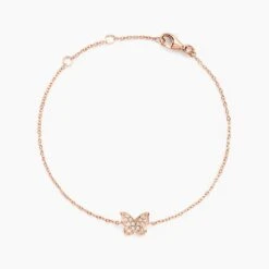 Bracelet Anne-lise Argent Rose Oxyde De Zirconium