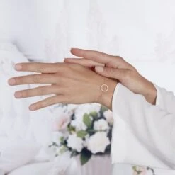 Bracelet Alysone Argent Rose Oxyde De Zirconium -Garmin Soldes FABFRZW150 model0