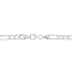 Bracelet Vivian Maille Alternee 1/3 Argent Blanc 9 Bracelet Vivian Maille Alternee 1/3 Argent Blanc -Garmin Soldes FABHBW0229 view2