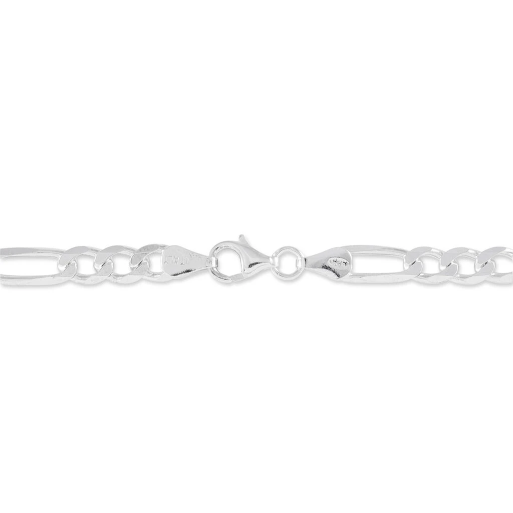 Bracelet Vivian Maille Alternee 1/3 Argent Blanc 5 Bracelet Vivian Maille Alternee 1/3 Argent Blanc – Image 3