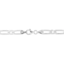 Bracelet Anilo Maille Alternee 1/1 Argent Blanc 10 Bracelet Anilo Maille Alternee 1/1 Argent Blanc -Garmin Soldes FABHBW0235 view2