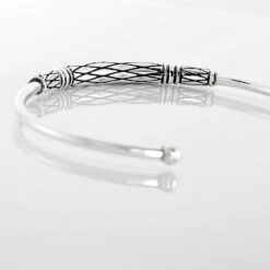 Bracelet Jonc Mike Argent Blanc -Garmin Soldes FABHBW0279 view2