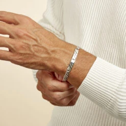 Bracelet Identite Argent Giani -Garmin Soldes FABHBWN002 model1