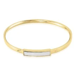 Bracelet Jonc Plaqué Or Jaune Tamiko