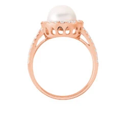 Bague Olivia Argent Rose Perle De Culture Et Oxyde De Zirconium 10 Bague Olivia Argent Rose Perle De Culture Et Oxyde De Zirconium -Garmin Soldes FADFBU2163 view2