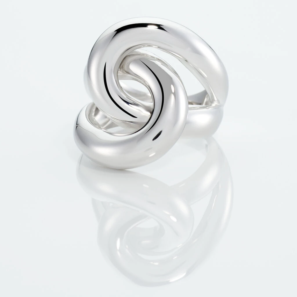 Bague Chaili Argent Blanc 6 Bague Chaili Argent Blanc – Image 4