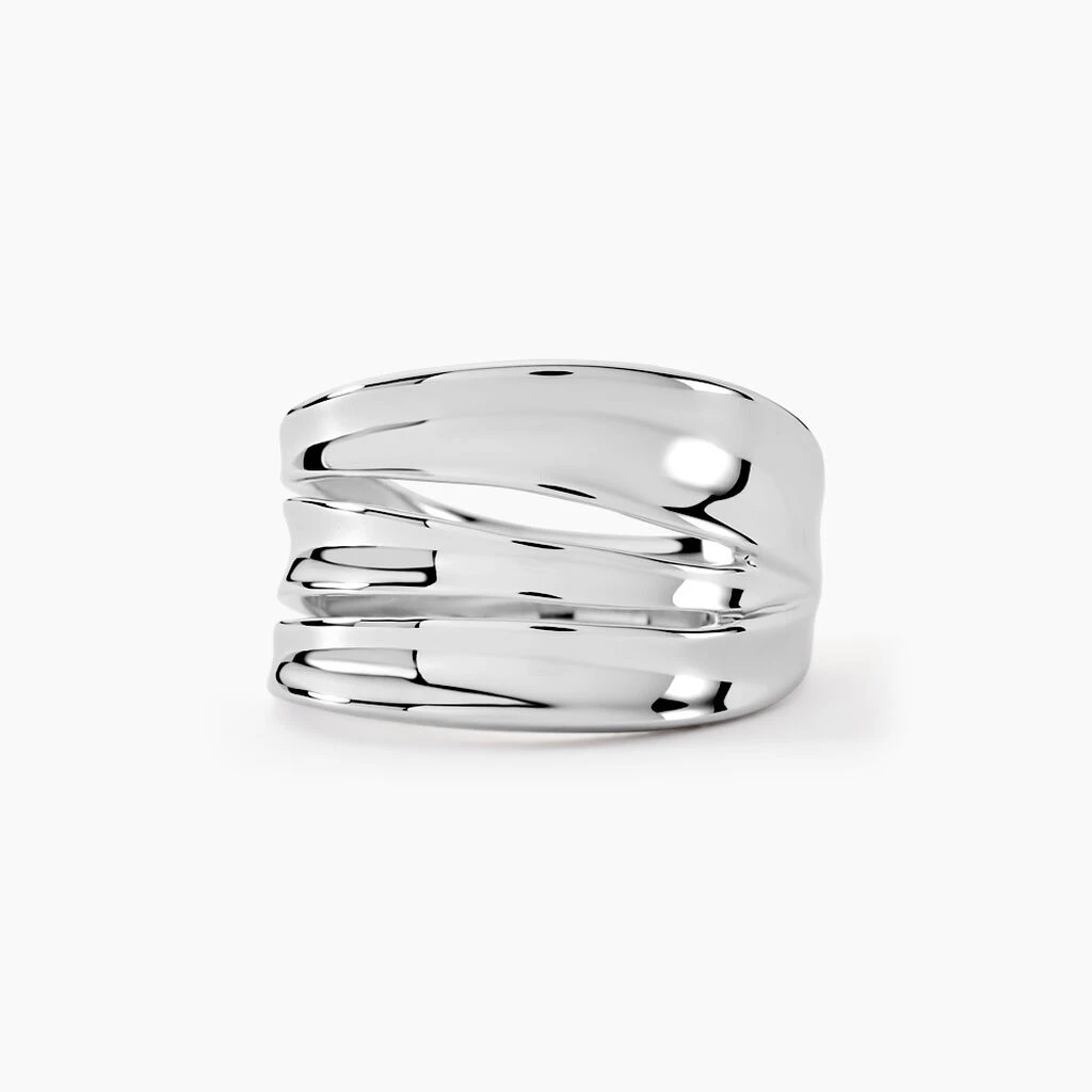 Bague Edwyna Argent Blanc 3 Bague Edwyna Argent Blanc