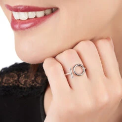 Bague Marie-capucine Argent Blanc -Garmin Soldes FADFBW0560 model0