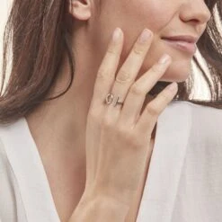 Bague Marie-capucine Argent Blanc -Garmin Soldes FADFBW0560 model1
