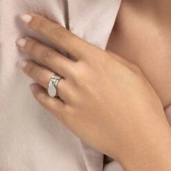 Bague Cecil Argent Blanc -Garmin Soldes FADFBW0905 model1