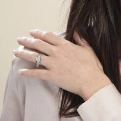 Bague Argent Blanc Psara -Garmin Soldes FADFBW0949 model0