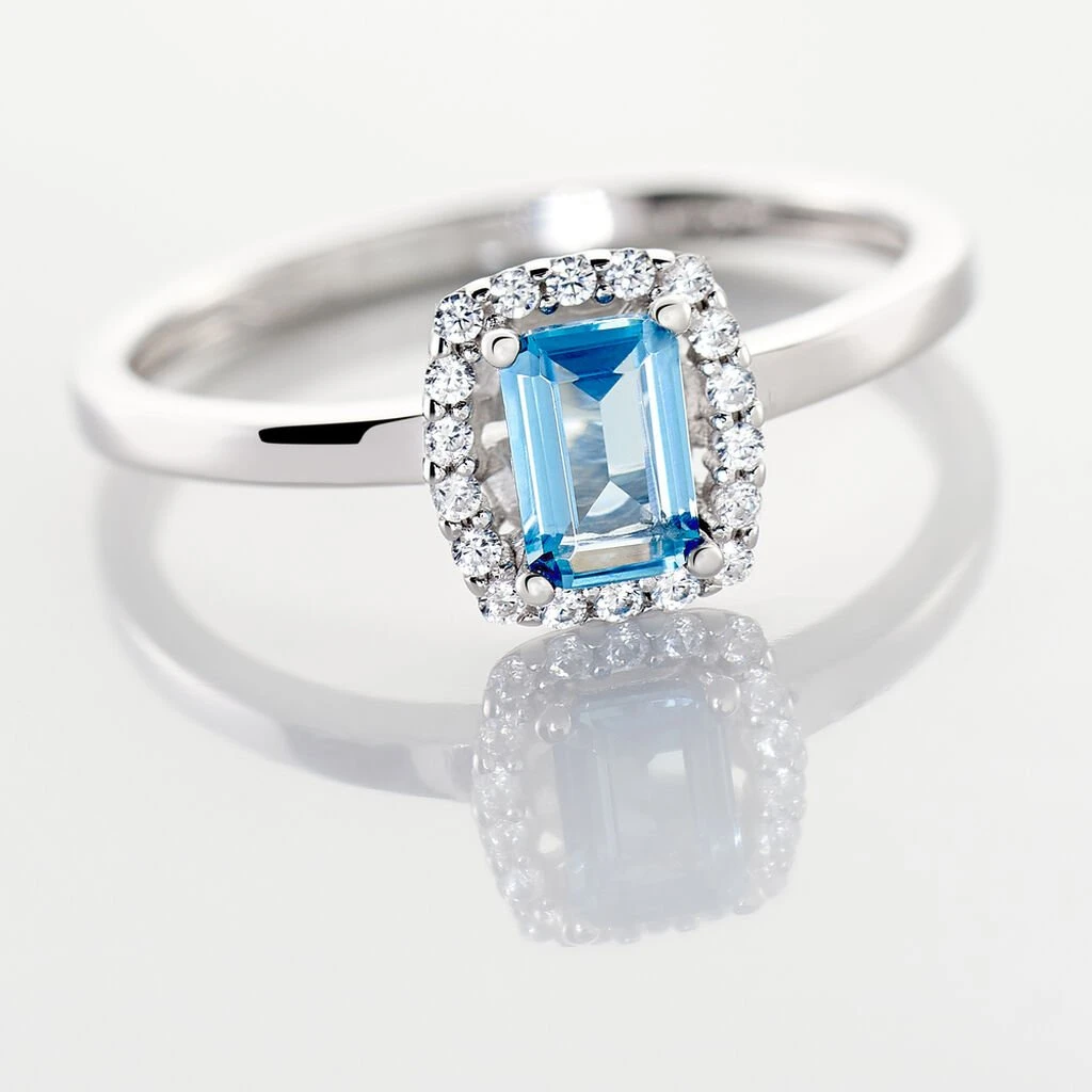 Bague Solitaire Aladin Argent Oxyde De Zirconium 6 Bague Solitaire Aladin Argent Oxyde De Zirconium – Image 4