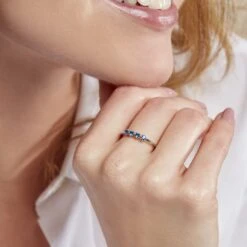 Bague Karrie Argent Blanc Oxyde De Zirconium -Garmin Soldes FADFBZB195 model1