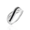 Bague Argent Blanc Agrona Oxydes De Zirconium