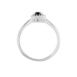 Bague Solitaire Eulalio Argent Blanc Oxyde De Zirconium -Garmin Soldes FADFBZN134 view2