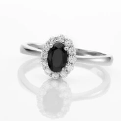 Bague Solitaire Eulalio Argent Blanc Oxyde De Zirconium -Garmin Soldes FADFBZN134 view3