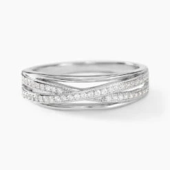 Bague Urpa Argent Blanc Oxyde De Zirconium