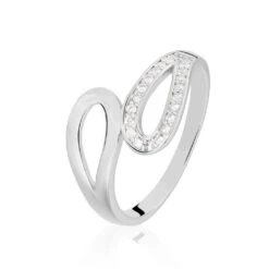 Bague Kali Argent Blanc Oxyde De Zirconium