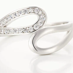 Bague Kali Argent Blanc Oxyde De Zirconium -Garmin Soldes FADFBZW12M view3