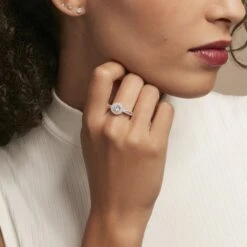 Bague Marie-felix Argent Blanc Oxyde De Zirconium -Garmin Soldes FADFBZW12S model0