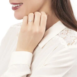 Bague Tilana Argent Blanc Oxyde De Zirconium -Garmin Soldes FADFBZW19Q model0