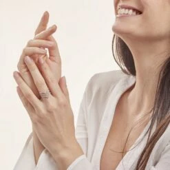 Bague Irina Argent Blanc Oxyde De Zirconium -Garmin Soldes FADFBZW1EL model0