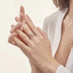 Bague Irina Argent Blanc Oxyde De Zirconium -Garmin Soldes FADFBZW1EL model1