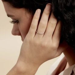 Bague Jaquelyn Argent Blanc Oxyde De Zirconium -Garmin Soldes FADFBZW1FI model0