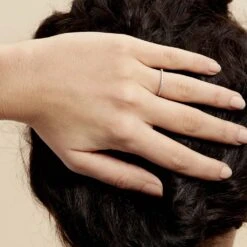 Bague Jaquelyn Argent Blanc Oxyde De Zirconium -Garmin Soldes FADFBZW1FI model1